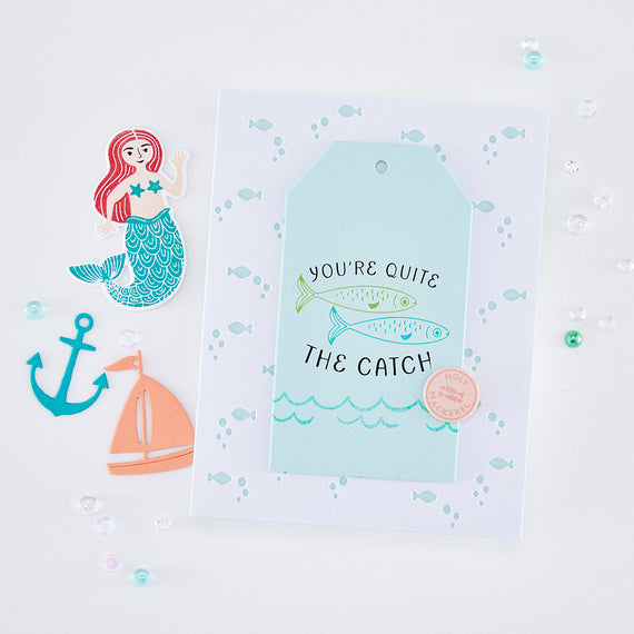 Glad We're Tight Letterpress + Foil Set