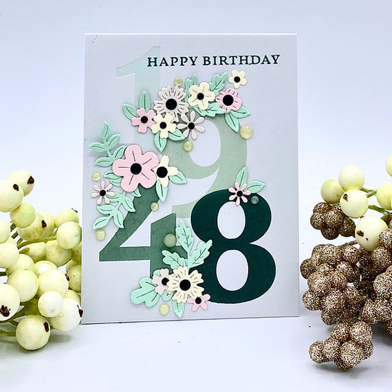 Bold Color Mix Numbers Press Plates