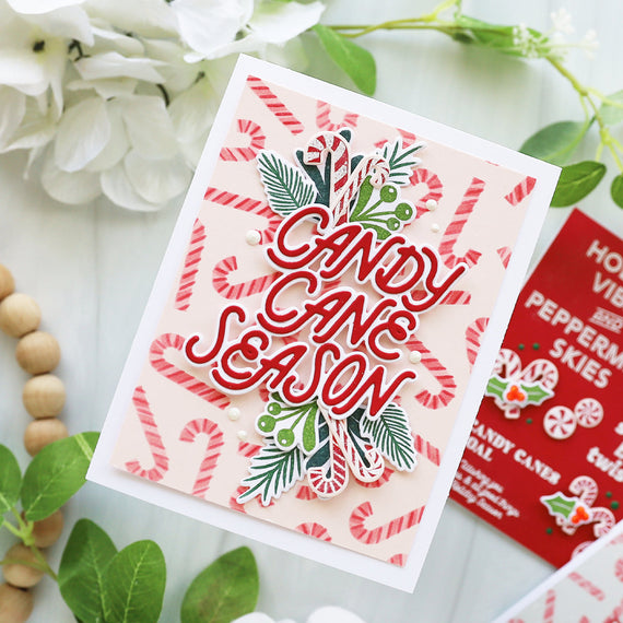 Candy Cane Toss Up Stencils