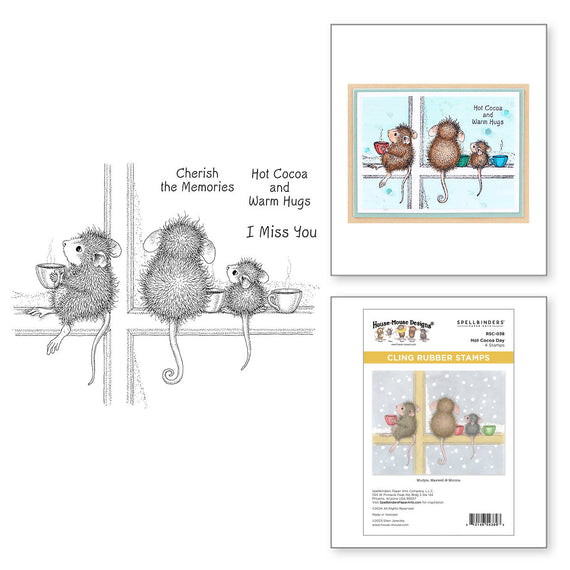 Hot Cocoa Day Cling Rubber Stamp Set