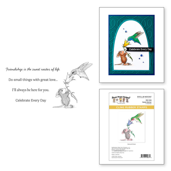 Sweet Nectar Cling Rubber Stamp Set