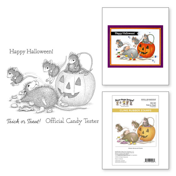 Trick or Treat! Cling Rubber Stamp Set