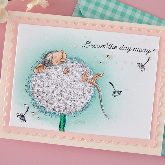 House-Mouse Dandelion Dreams Cling Stamp Set