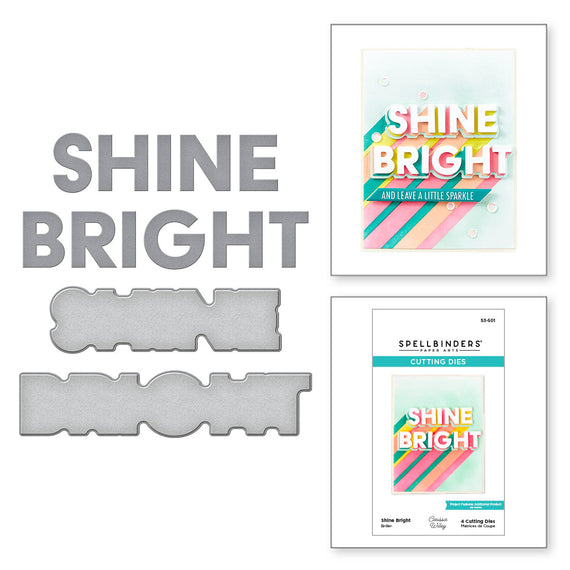 Shine Bright Etched Dies from the Shine Bright Collection by Carissa Wiley
