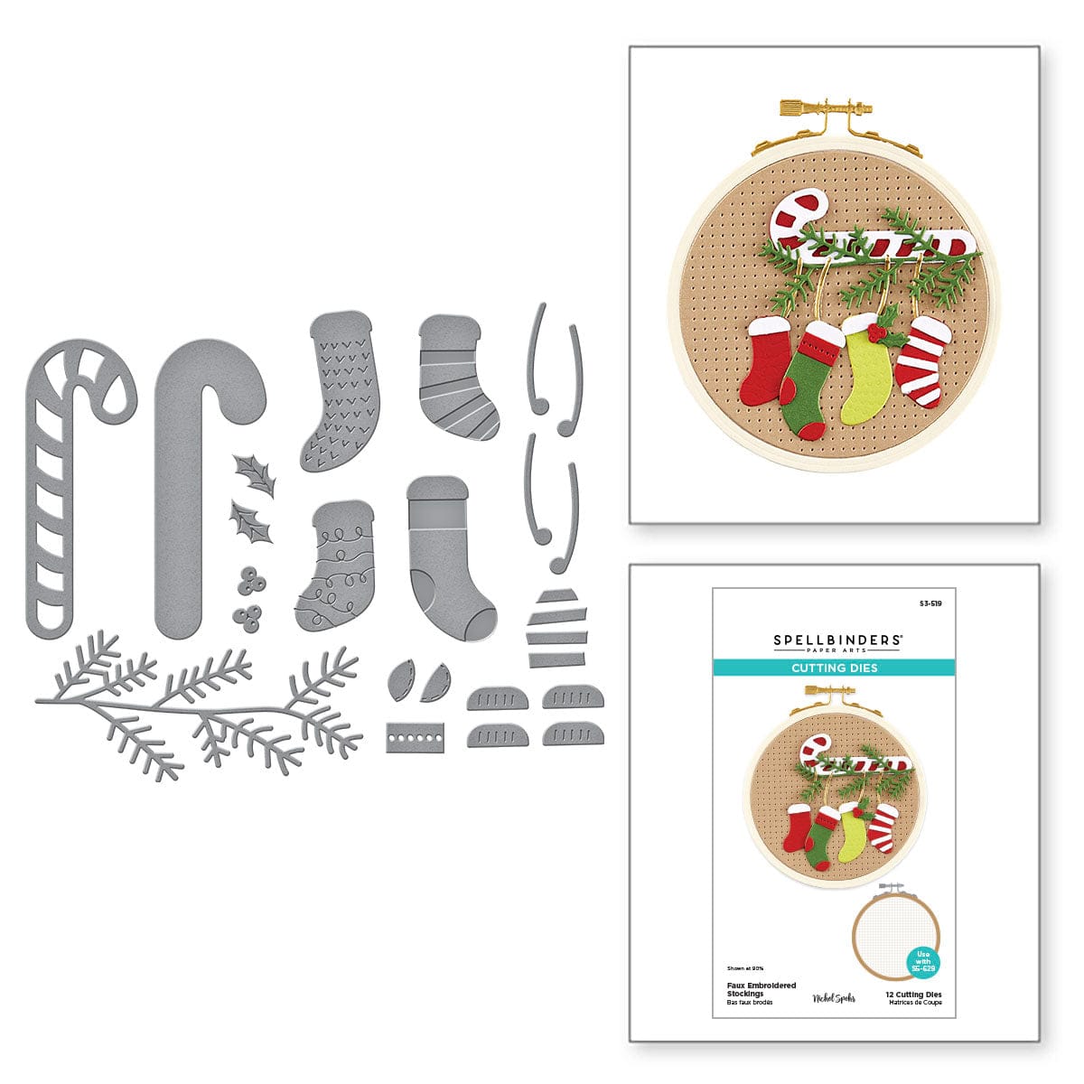 Spellbinders Gathering Stitches Dies – Auzz Trinklets N Krafts