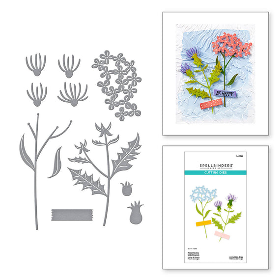 Field Notes Wildflowers Etched Dies