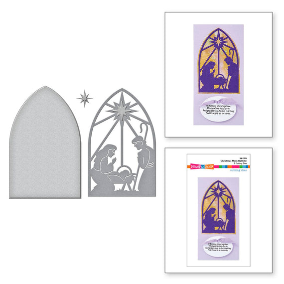 Christmas Morn Nativity Etched Dies by Stampendous