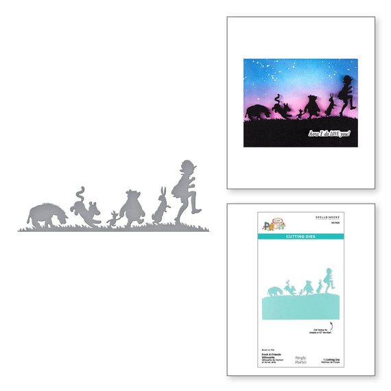 Pooh & Friends Silhouette Etched Dies in Collaboration with Simple Stories