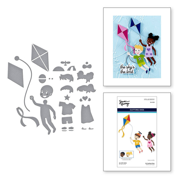 Up and Away Etched Dies from the Sky's the Limit Collection by Simon Hurley