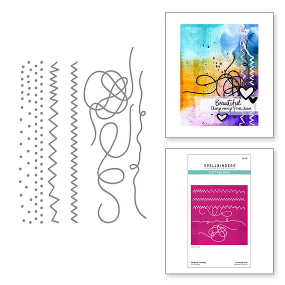 Tangled Threads Etched Dies