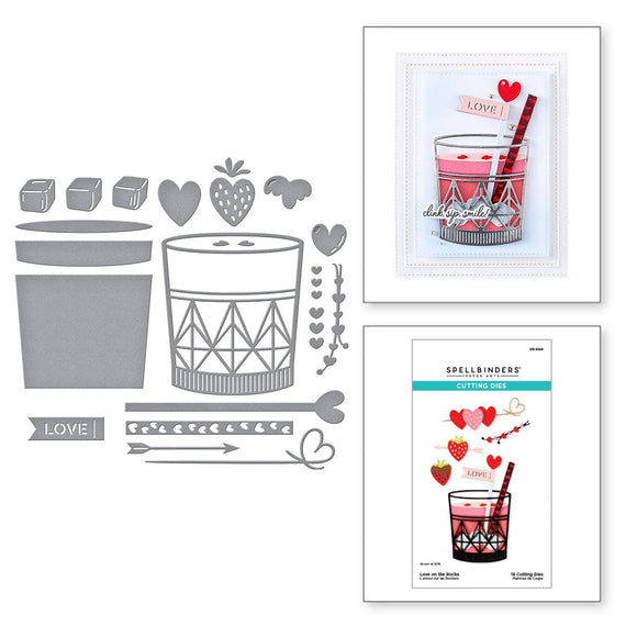 Love on the Rocks Etched Dies