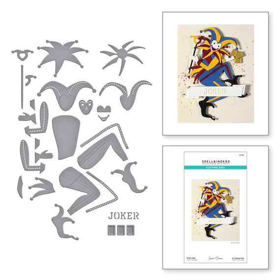 Wild Joker Etched Dies from the Wild Joker by Jaycee Gaspar