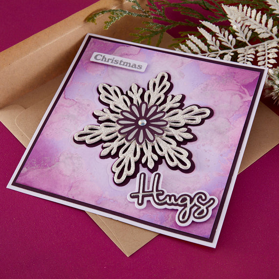Layered Snowflakes Etched Dies by Lisa Horton