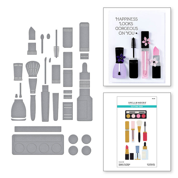 Gorgeous You Makeup Etched Dies