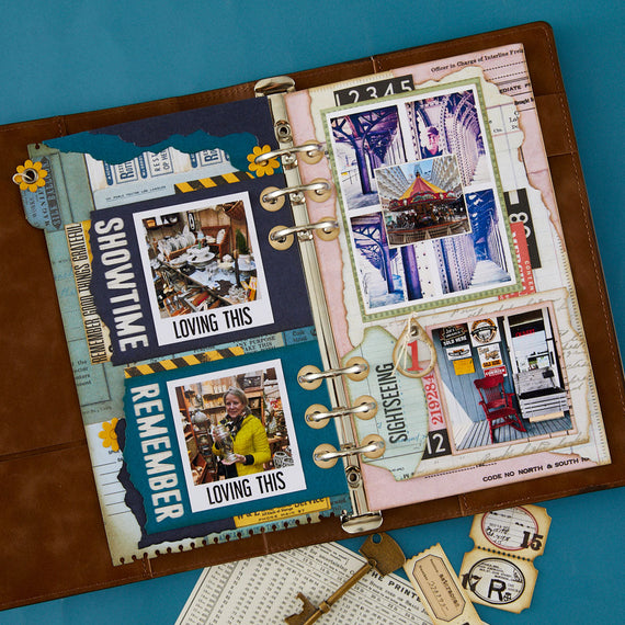 Torn Edges with Tag Etched Dies by Esther Glas