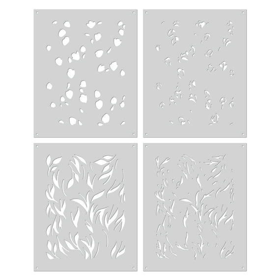 Hero Arts Color Layering Tulip Pattern Stencils