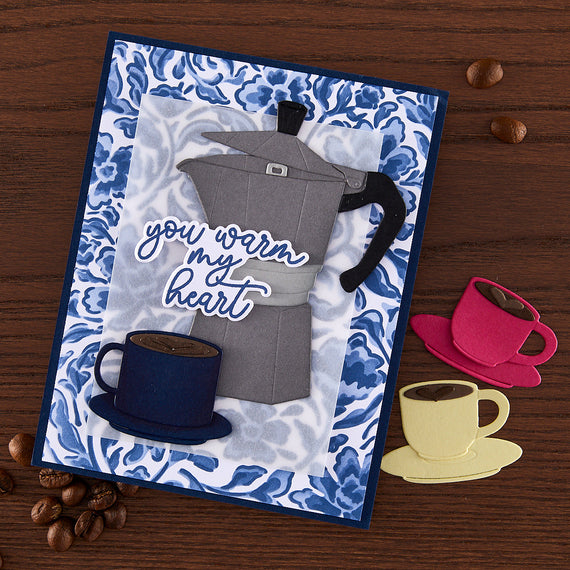 Hero Arts Color Layering Delft Floral Stencils