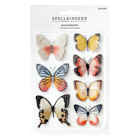 Sunset Butterflies Stickers