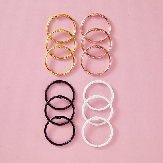 1.5" Book Rings - 12 pack