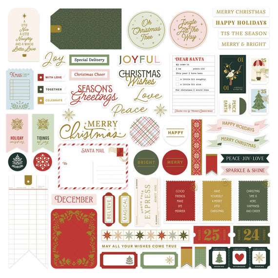 Merry Moments Die Cut Sentiments