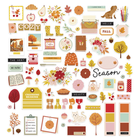 Autumn Archives Cardstock Die Cuts by Kelly Bangs