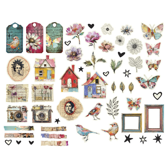 Beautifully Imperfect Die Cut Shapes - 110 pc