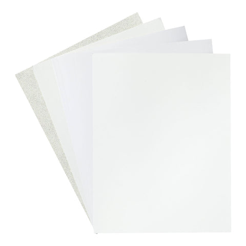 Brushed, Mirror & Glitter Cardstock