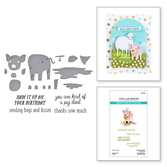 Ham It Up Clear Stamp & Die Set