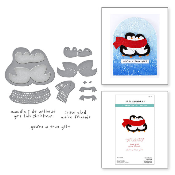 Cozy Waddles Clear Stamp & Die Set