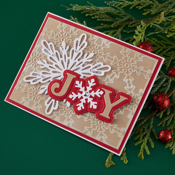 Snowflake Joy Stamp & Die Set by Lisa Horton