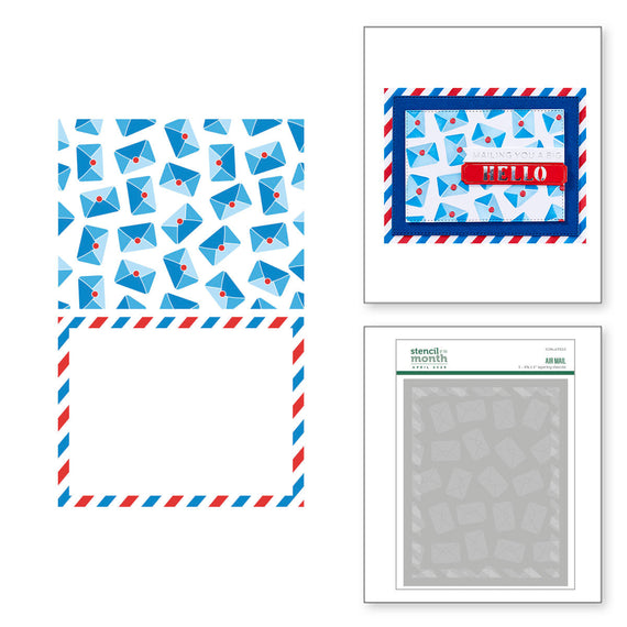 Air Mail -  Stencil of the Month