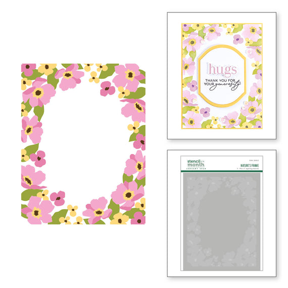 Nature's Frame - Stencil of the Month