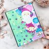 Holiday Harmony Stencil of the Month - card project 11