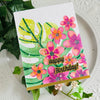 Plumeria Spray Stencil of the Month - card project 7