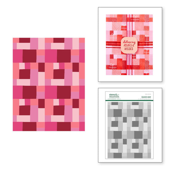 Squared Away - Stencil of the Month
