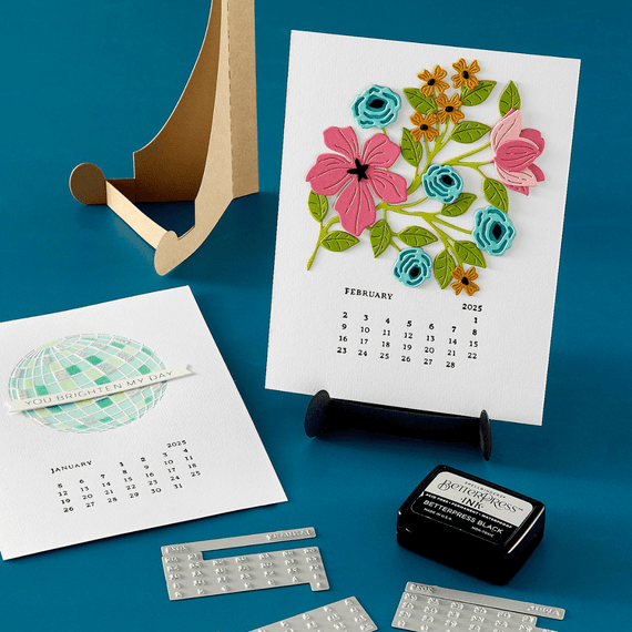 Florals Through The Year Calendar Class Kit