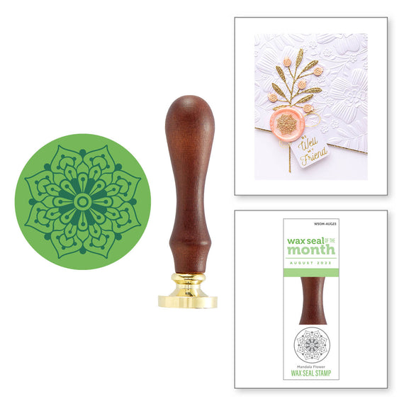 Mandala Flower - Wax Seal of the Month (Seal Only)