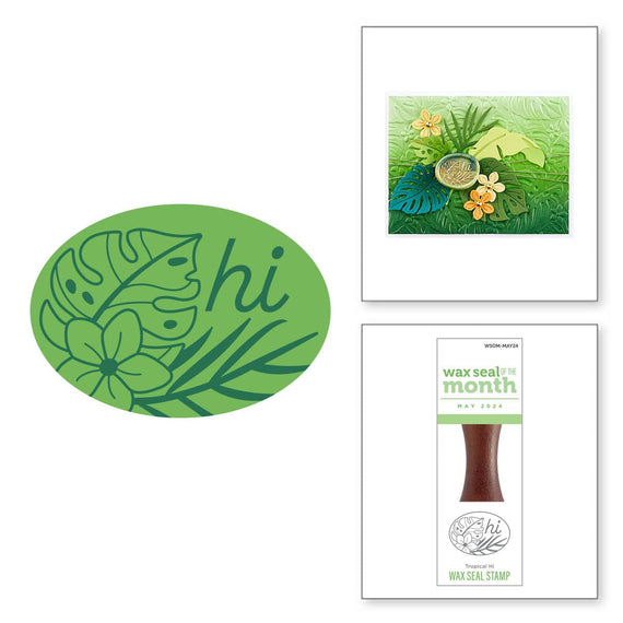 Tropical Hi- Wax Seal of the Month (Seal Stamp Only)