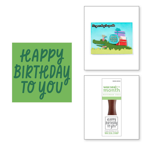 Happy Birthday to You - Wax Seal of the Month (Seal Stamp Only)