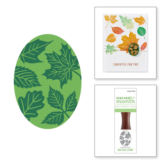 Falling Leaves - Wax Seal of the Month (Seal Stamp Only)
