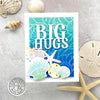 DC283 Big Hugs Stamp & Cut - Hero Arts