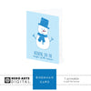 HD101 Snowman Card Printable - Hero Arts
