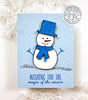 HD101 Snowman Card Printable - Hero Arts