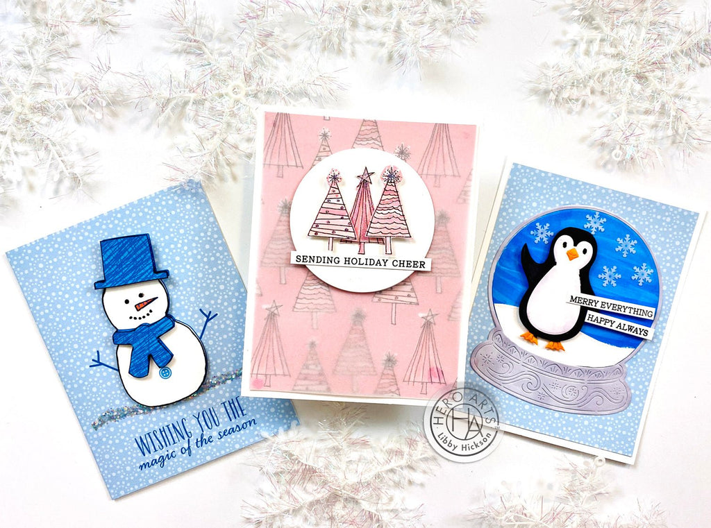 HD102 Christmas Tree Digital Papers - Hero Arts