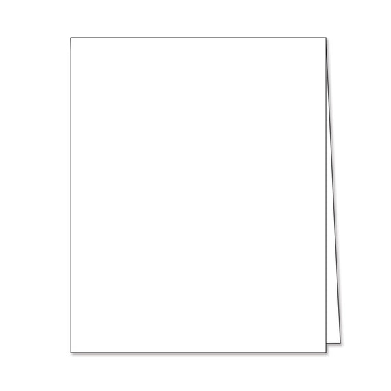 Hero Hues Dove White Top Folded Cards