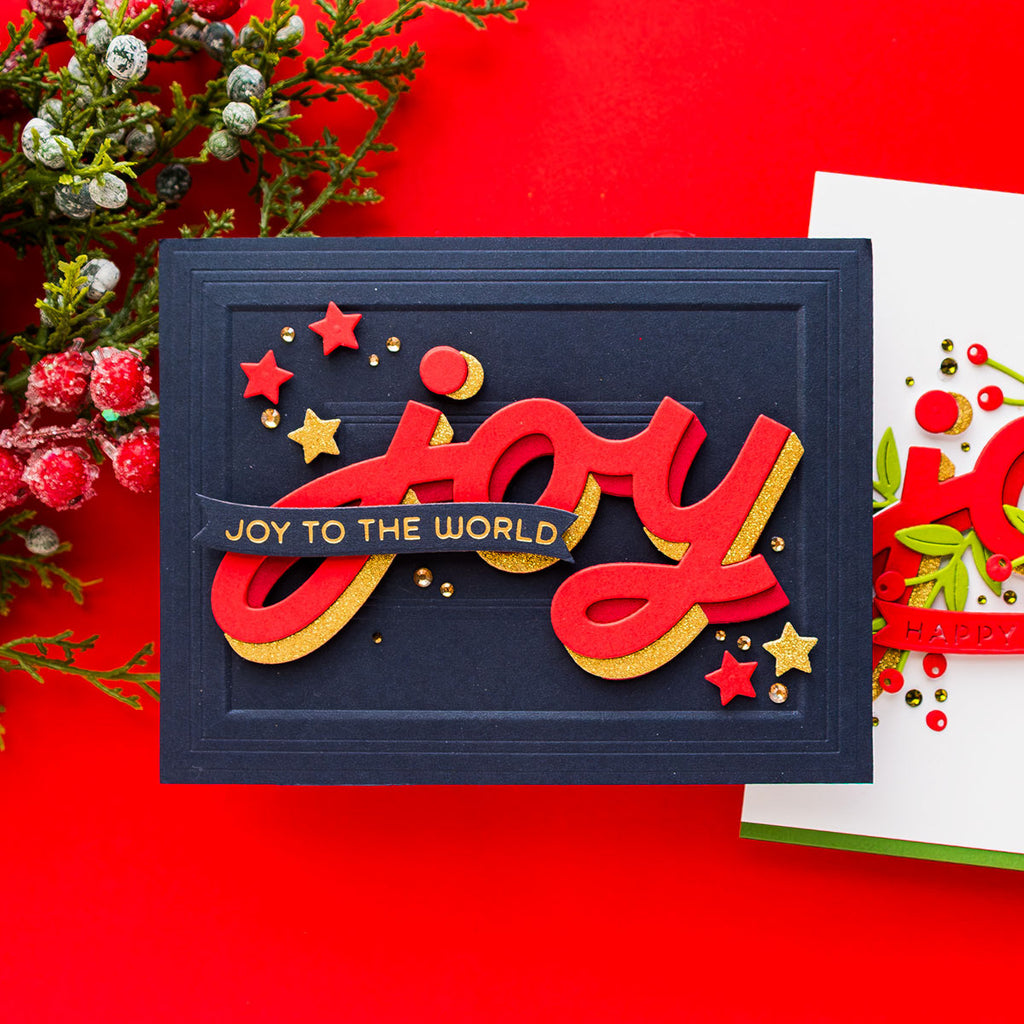 Shadow Rejoicing Shadow Joy Etched Dies from the City Holiday Collection by Yana Smakula ...