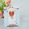 Open House Valentines Etched Dies from Love You More Collection (S3-429) example with background