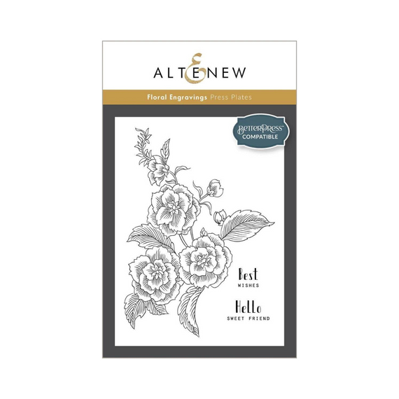 Altenew - Floral Engravings Press Plates
