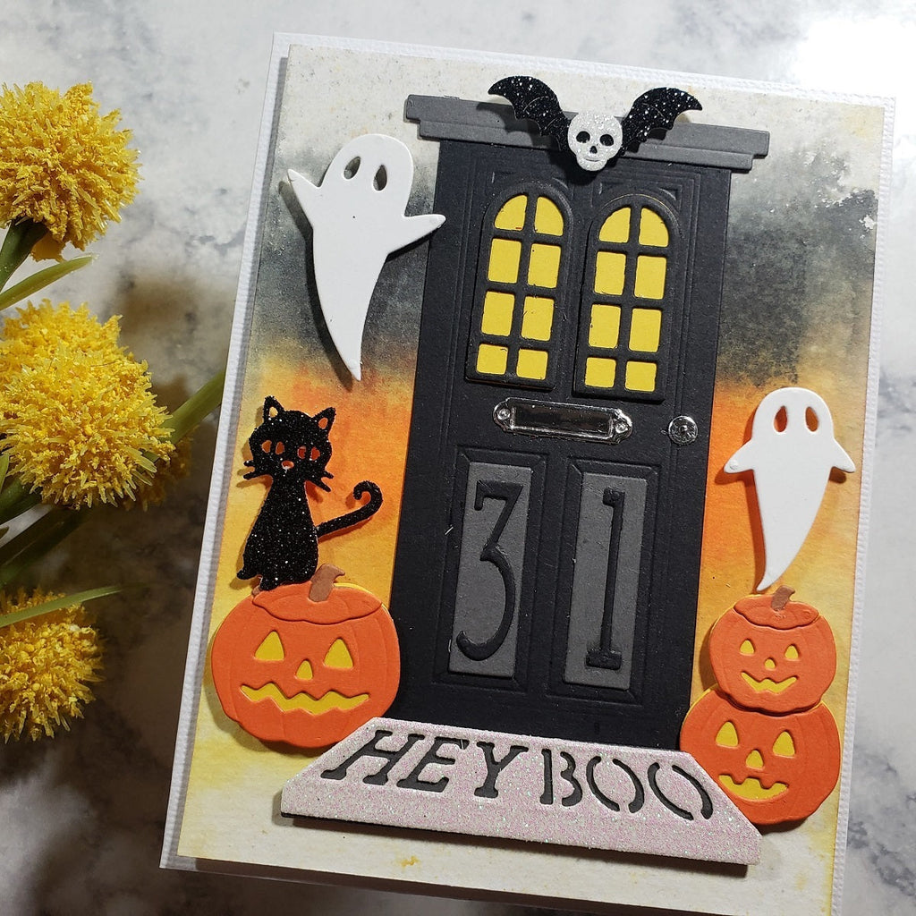 Open House Boo! Etched Dies from the Halloween Collection (S4-1139) Project Example 1