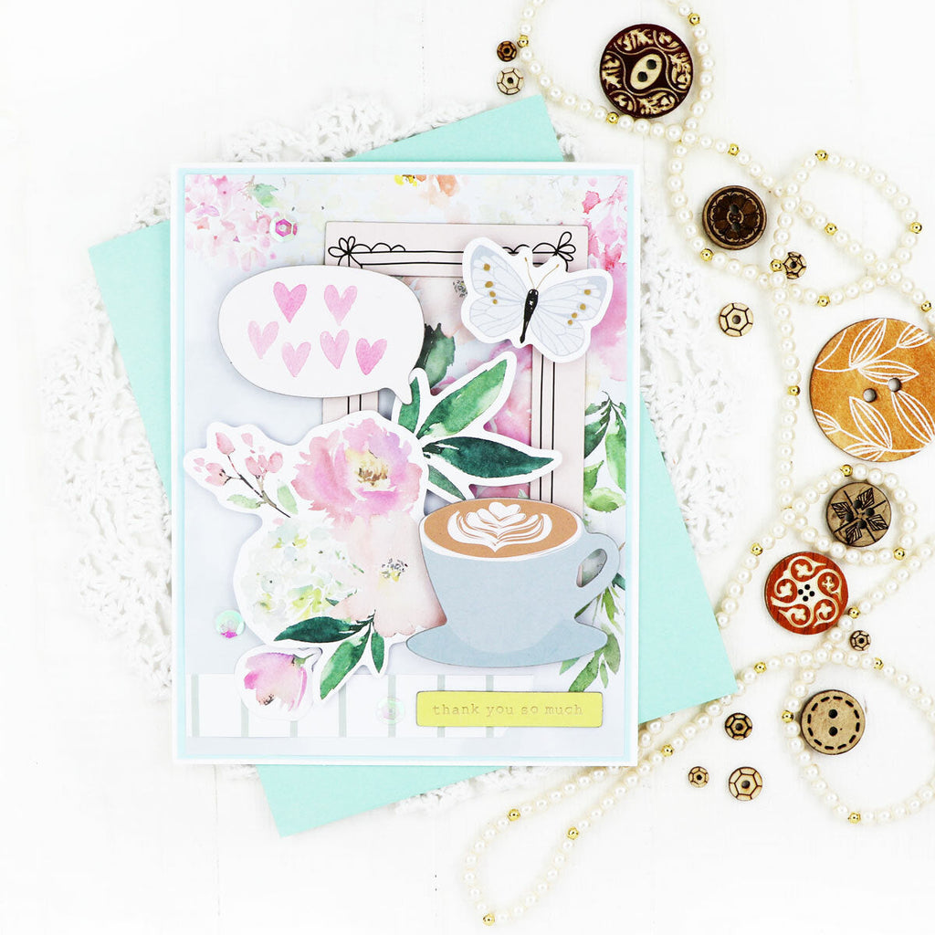Always Remember - Card Kit of the Month Club (KOM-FEB22) card by Jeanne Jachna latte. 